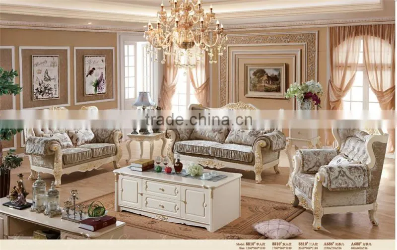U shape sofa corner sofa set french classic furniture