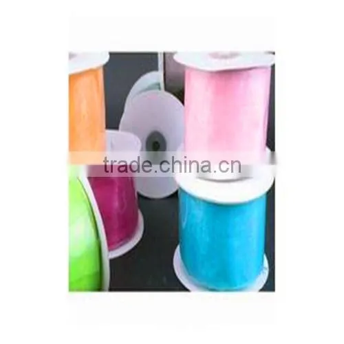 2014 Wholesale 100% Polyester Packing Organza Ribbon,Printed Ribbon Rolls