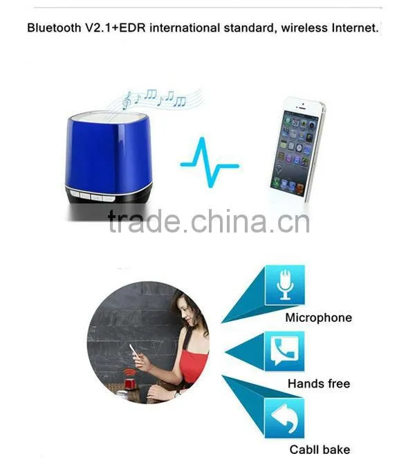 2014 New Multimedia mini speaker,bluetooth portable speaker