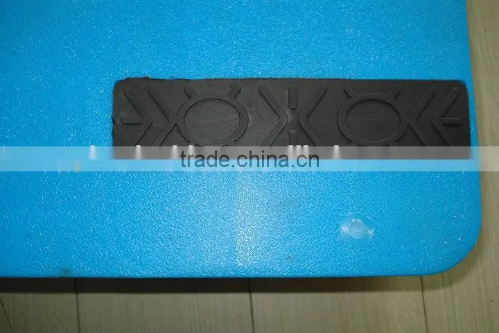 flat face with rubber pallet