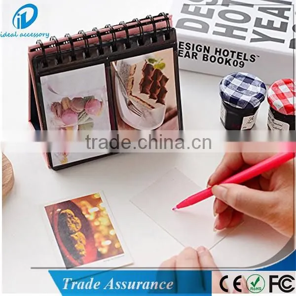 68 Pockets Desk Calendar Style Fujifilm Instax Mini Polaroid Film Photo Picture Album Holder