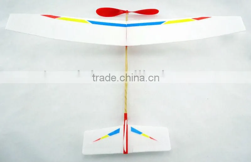 Sky Touch Rubber Powered Plane Educational Toy Rubber Band Plane
