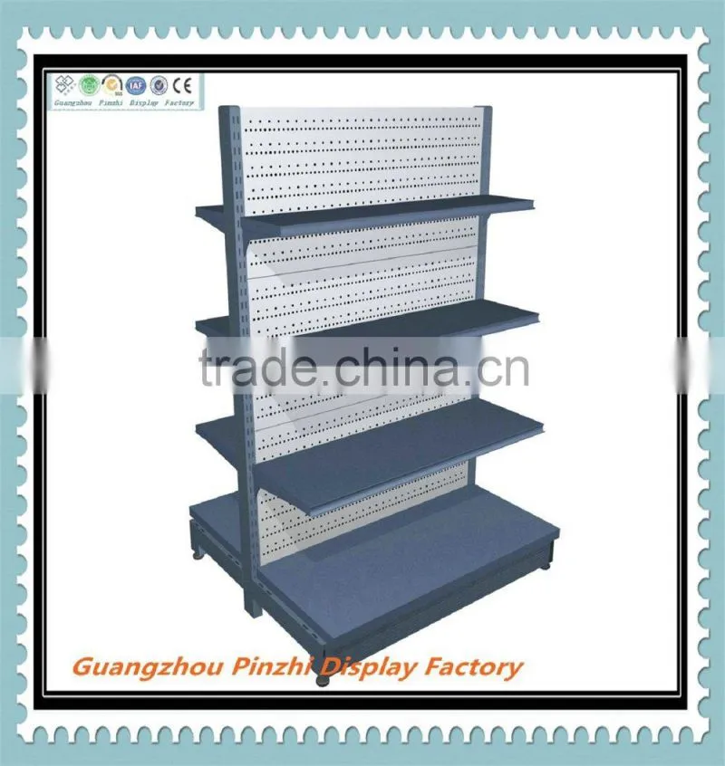 PZC-002 Wholesale Metal Convenience Grocery Goods Store Shelf