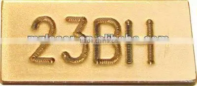 2014 NEW! Good Price Nameplate Metal Spare Instruments Machinery Auto Parts Dot Peen Dot Peen Handheld Pneumatic Marking Machine