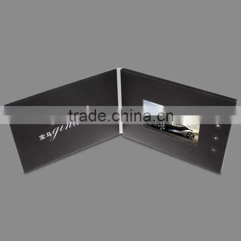 2015 factory outlet 5 inches video player greeting card