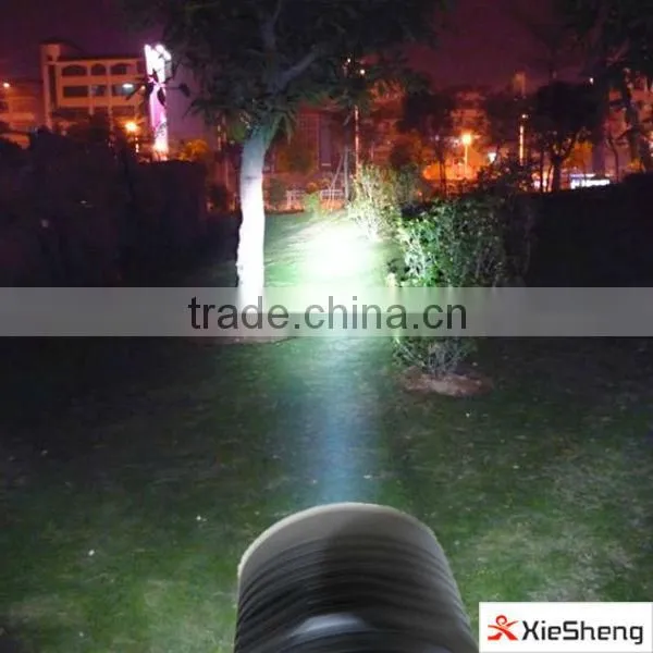 5000 lumen handle lamp wapterproof portable and rechargeable led flashlighting