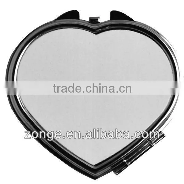 Stainless Steel Sublimation Compact Mirror Supplier