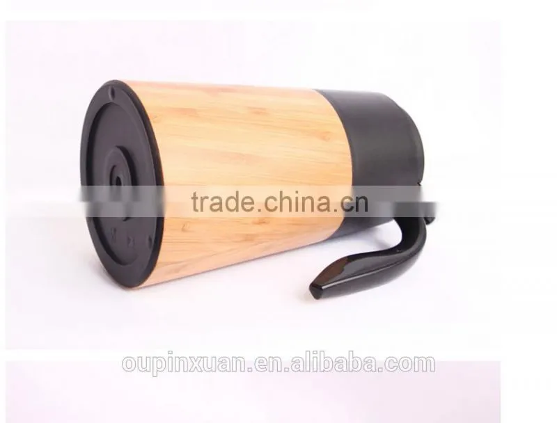 Nature bamboo coffee pot with seamless steel,bamboo drinkware