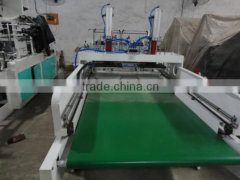 2014mounth punching high speed vest bag making machine