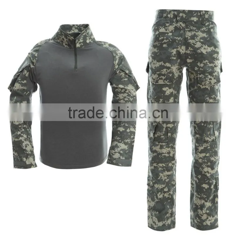 US army suit camouflage frog combat uniform set