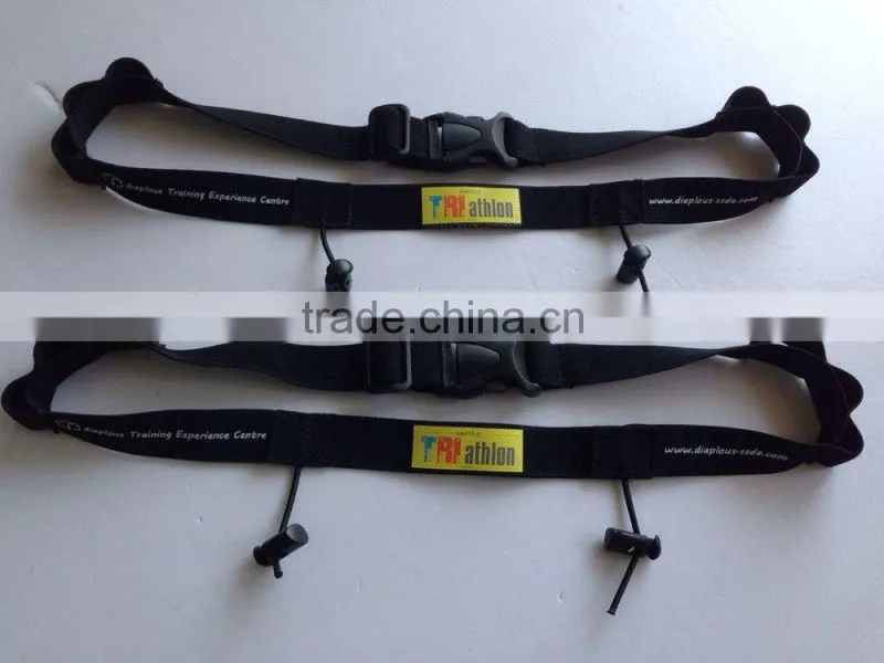 Custom Triathlon Marathon Race Number Belt