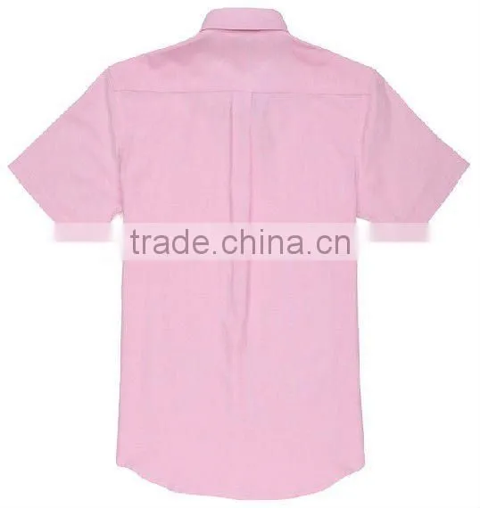 2015 trendy short sleeve mens shirt
