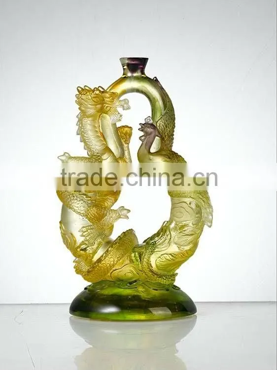 Chinese Liuli buddha Statue