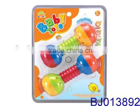 Wholesale cheap baby toy funny plastic baby rattles bell