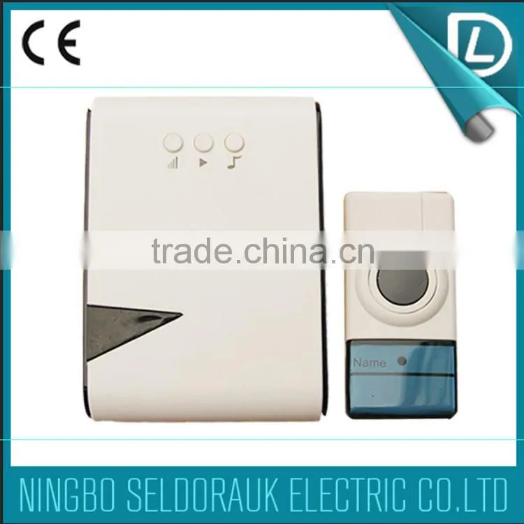 Fast delivery ABS plastic material wireless doorbells