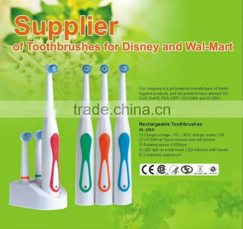 LED light Rechargeable toothbrush