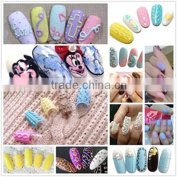 8ml New 3d nail art ,3d nail sticker , 3d nail art christmas decoration, Beauty Salon DIY Nart Art Gel Nail Polish