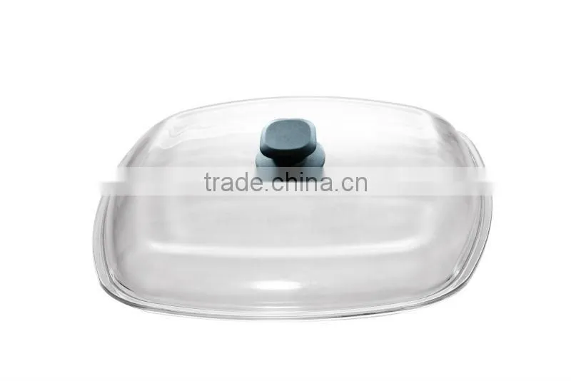 new design high dome glass lid with glass lid