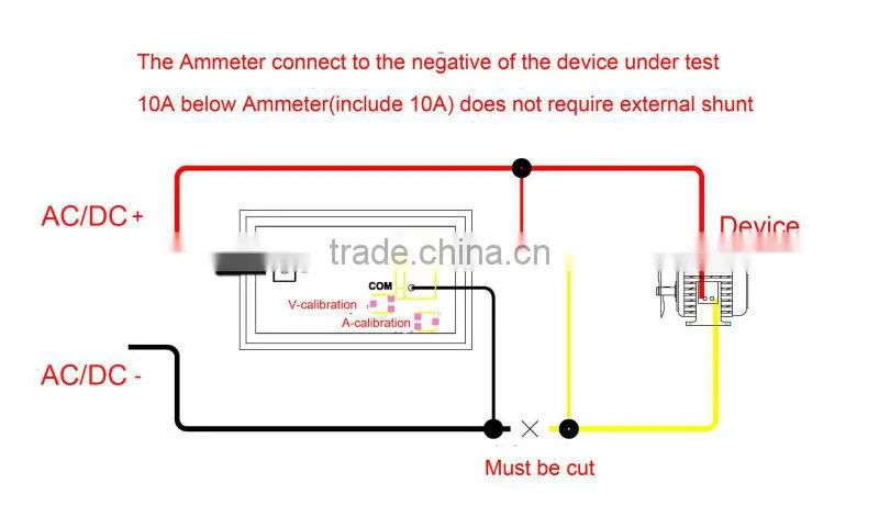 Volt Amp Voltmeter Ammeter Digital Voltage Current Meter DC 0-100V 5A 24V 36V