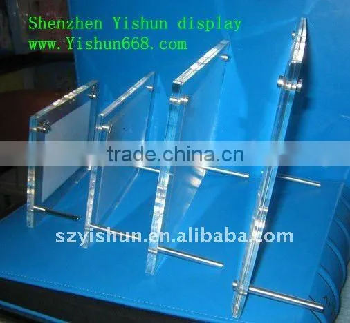 transparent acrylic signs display holder