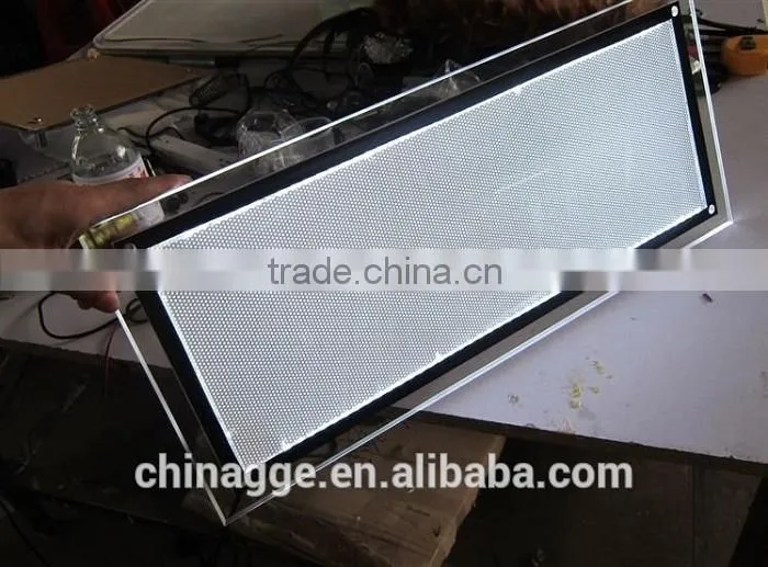LED menu light box restaurant led advertising lightbox crystal led light box