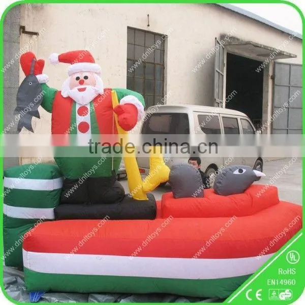 Hot Sale Christmas Decoration with inflatable animal toys for kids