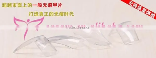 10 size Transparent seamless nail tips Fake Nail art tips,artificial nail tips wholesale