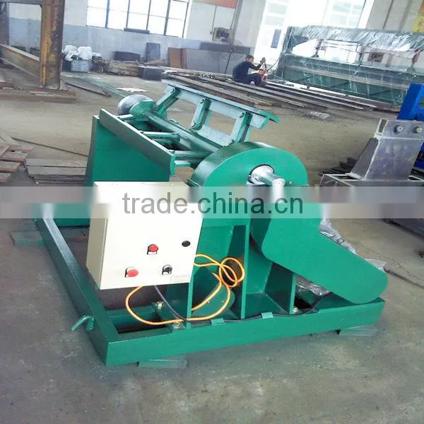 5 T electric uncoiler roll forming machinery