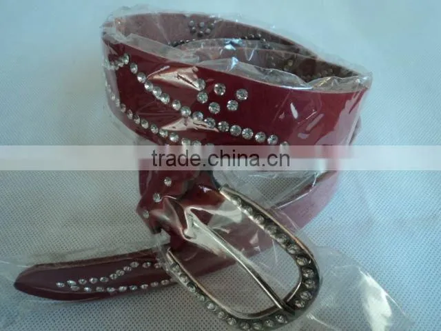 Genuine leather belt women
