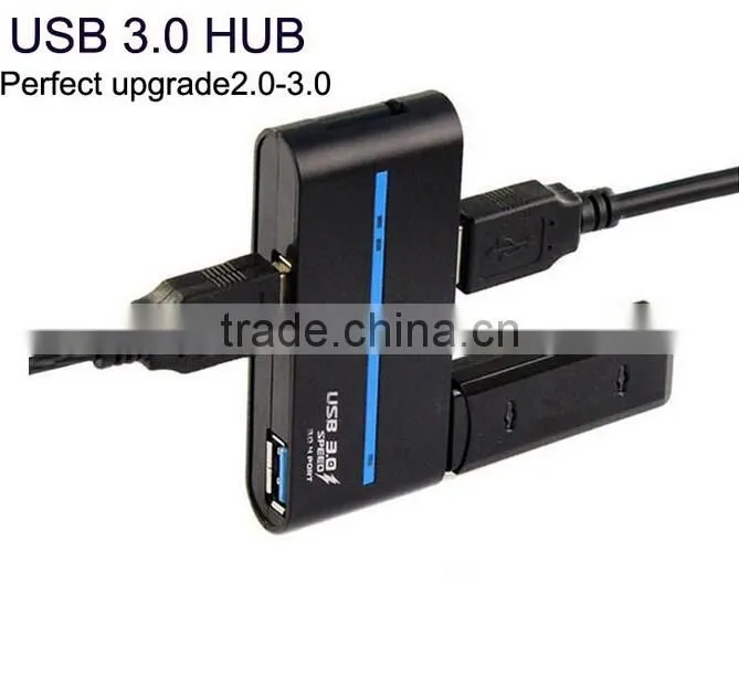 USB 3.0/2.0 4 Port High Speed Powered Hub For iMac MacBook Desktop Laptop
