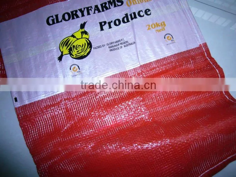 Top Popular net bag for onions and potatoes/packing fruit and vegetable with OEM service