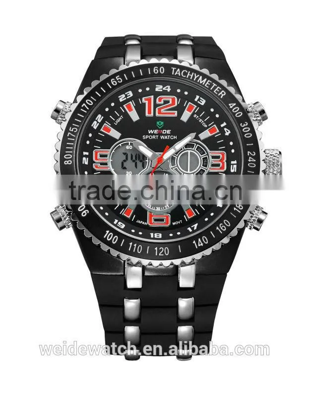 WEIDE WH1107-3 30 meters waterproof plastic band watches for resale world cup promotional items