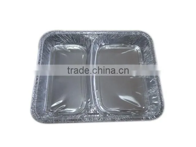 two compartments container