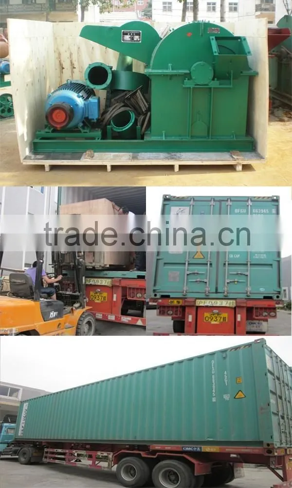 strong bearing capacity wood pallet chipper