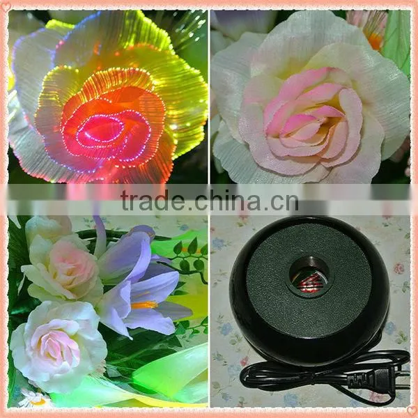 Optic Fiber Light Decoration / Rose & Calla & Lily / Artificial Plants