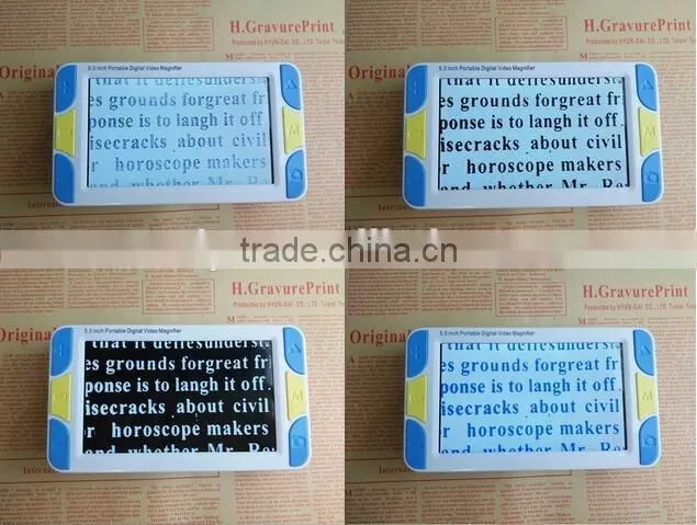 5.0-inch Handhold Portable visually impaired video magnifier