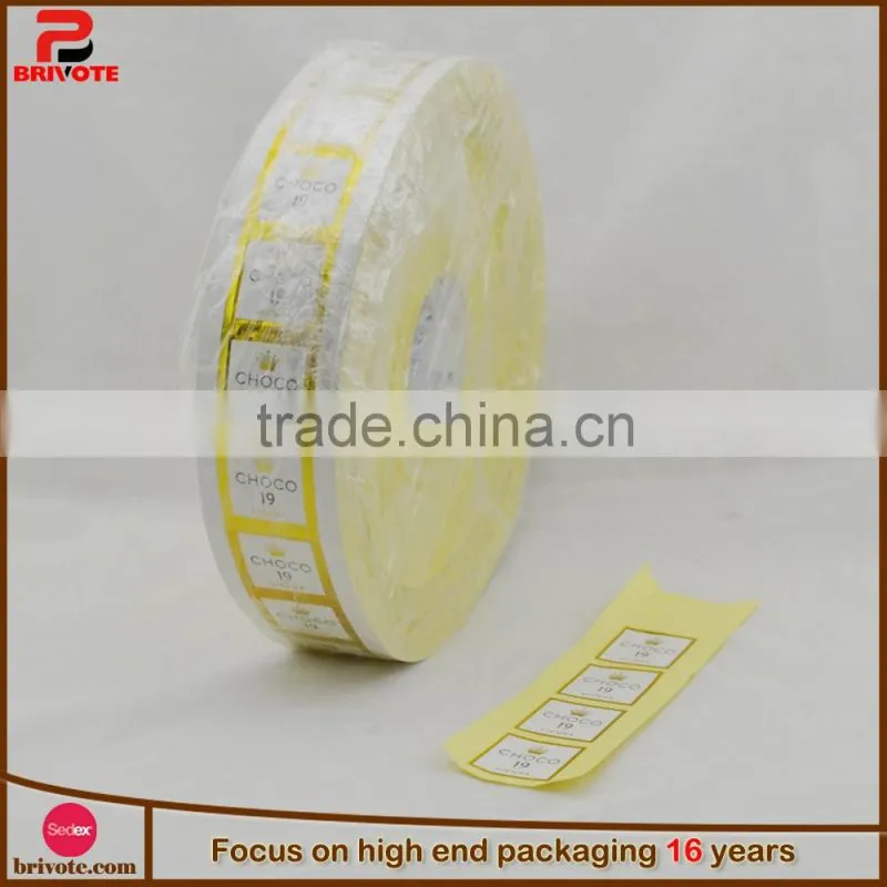 Cheap garment customized printing sticker label/label sticker
