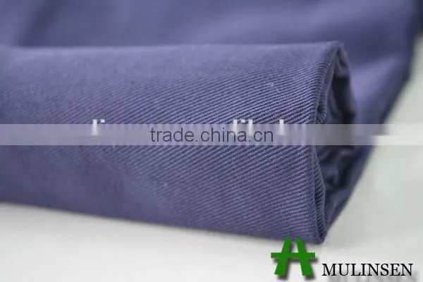 Shaoxing Mulinsen T/C dyed twill fabric for make pant