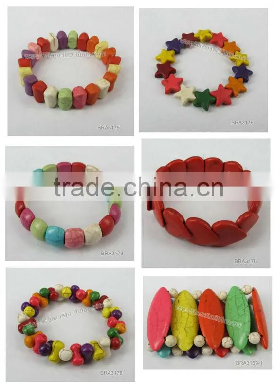 Special bone shape turquoise bracelet hot sales