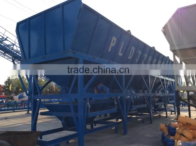PLD3200 3/4 Bin Concrete Batching Machine For Sale