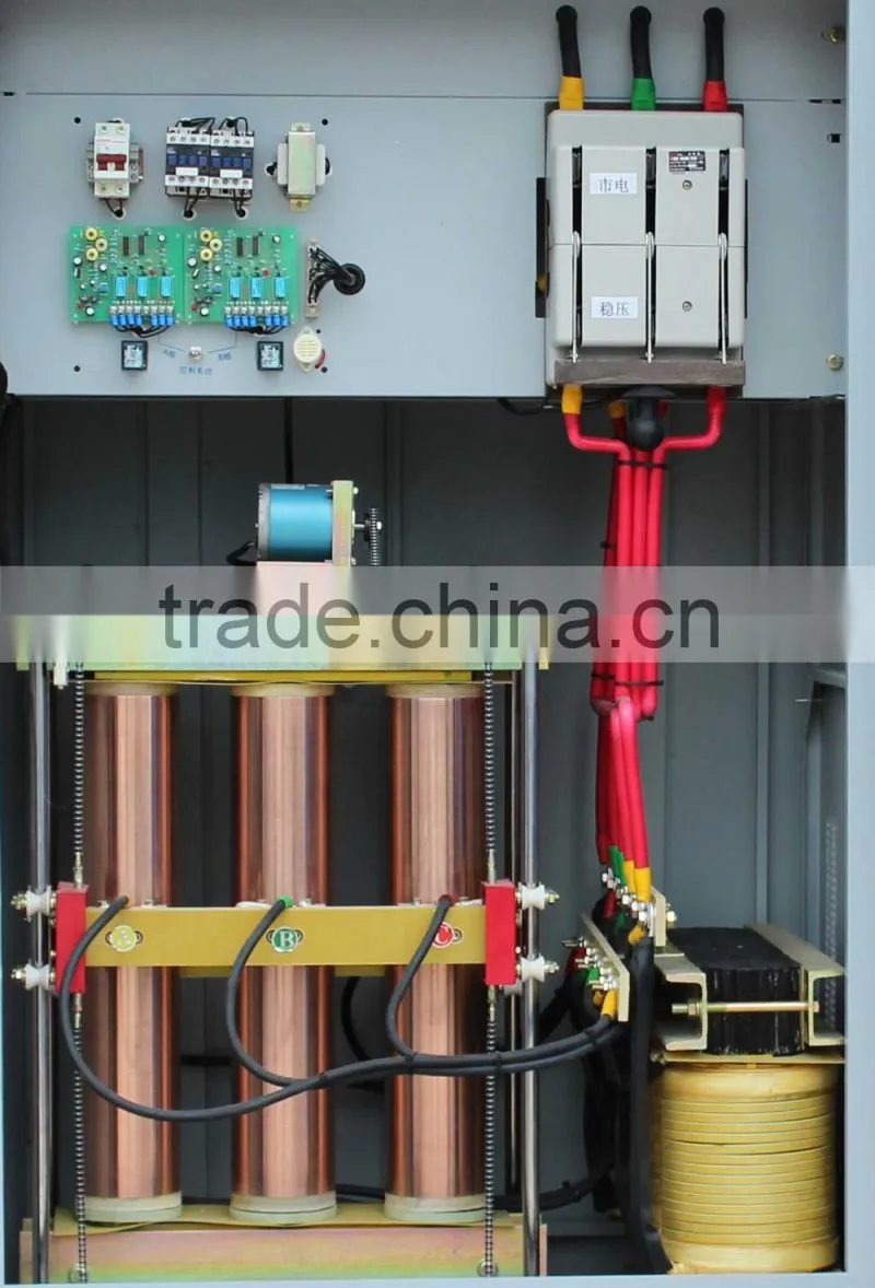 Widely Use SBW Three Phase 200kva 380v High Effciency Automatic AC Compensated Power AC Voltage Stabilizer/YueQing China