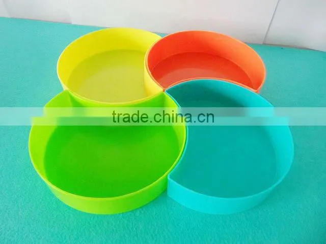 Lovely Plastic Compartment Fruit Tray
