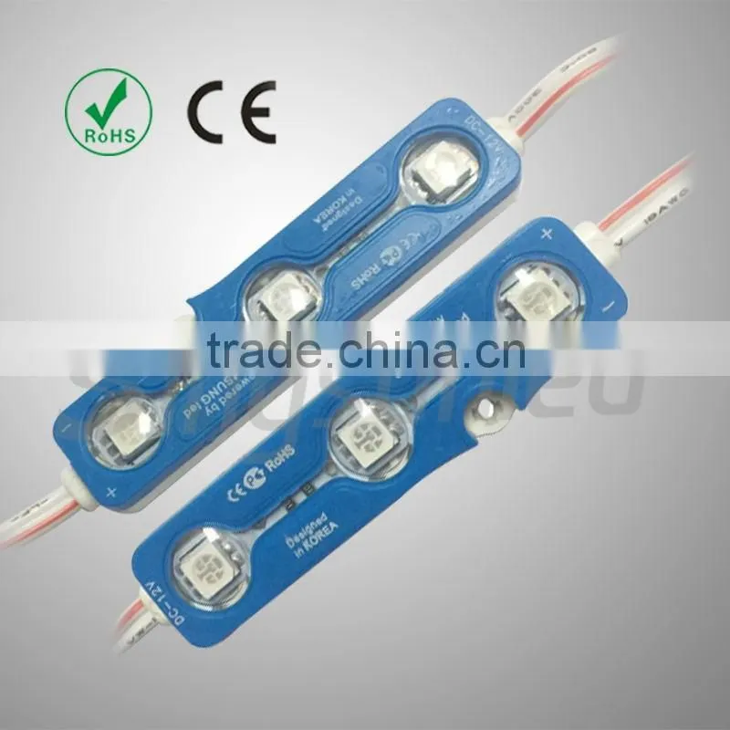 3 chips SMD5050 led module Waterproof IP68 samsung led module