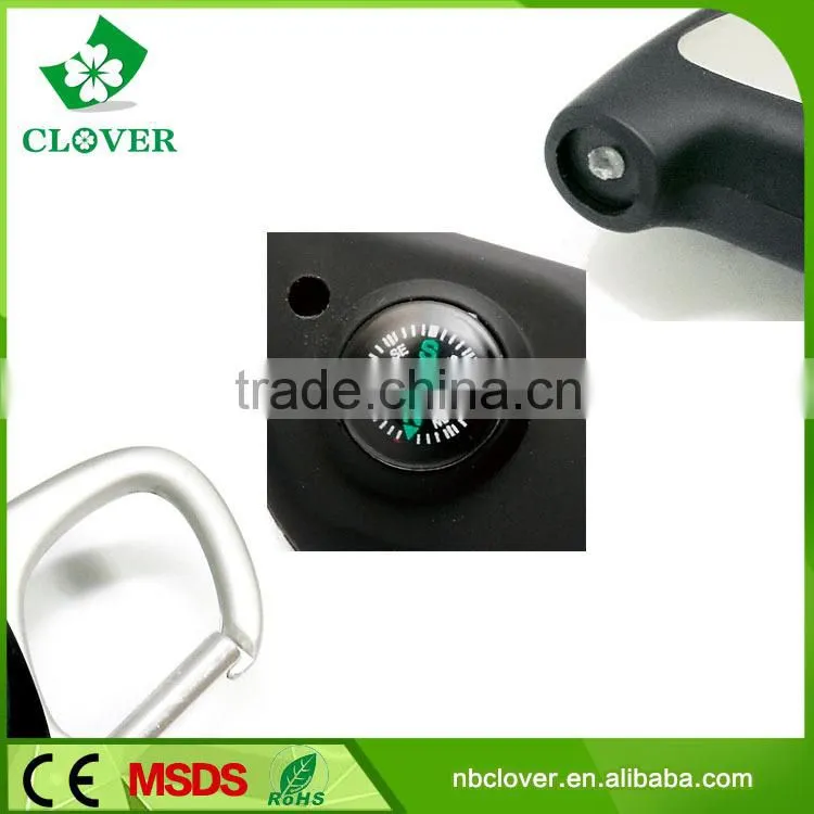 With carabiner and compass pressure range 3-150psi digital tire pressure gauge