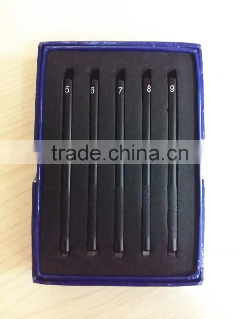 Gem Hardness Pencil Set with 5 Pieces of Standard Hardness Testing Pencils