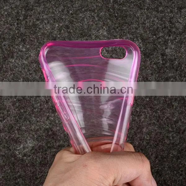 C&T Gradient Flexible Soft Gel Tpu Silicone Skin Slim Back Case Cover For LG Stylus 2
