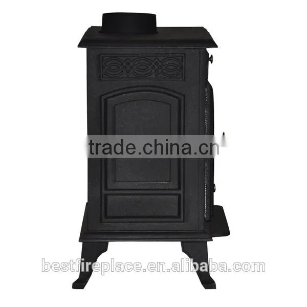 Cast-iron wood heating stoves