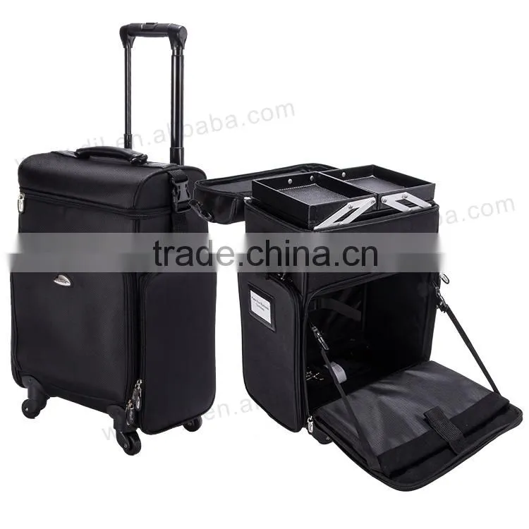 High Quality Wholesale Price Custom Made Pilot Girls Trolley Case With Trays