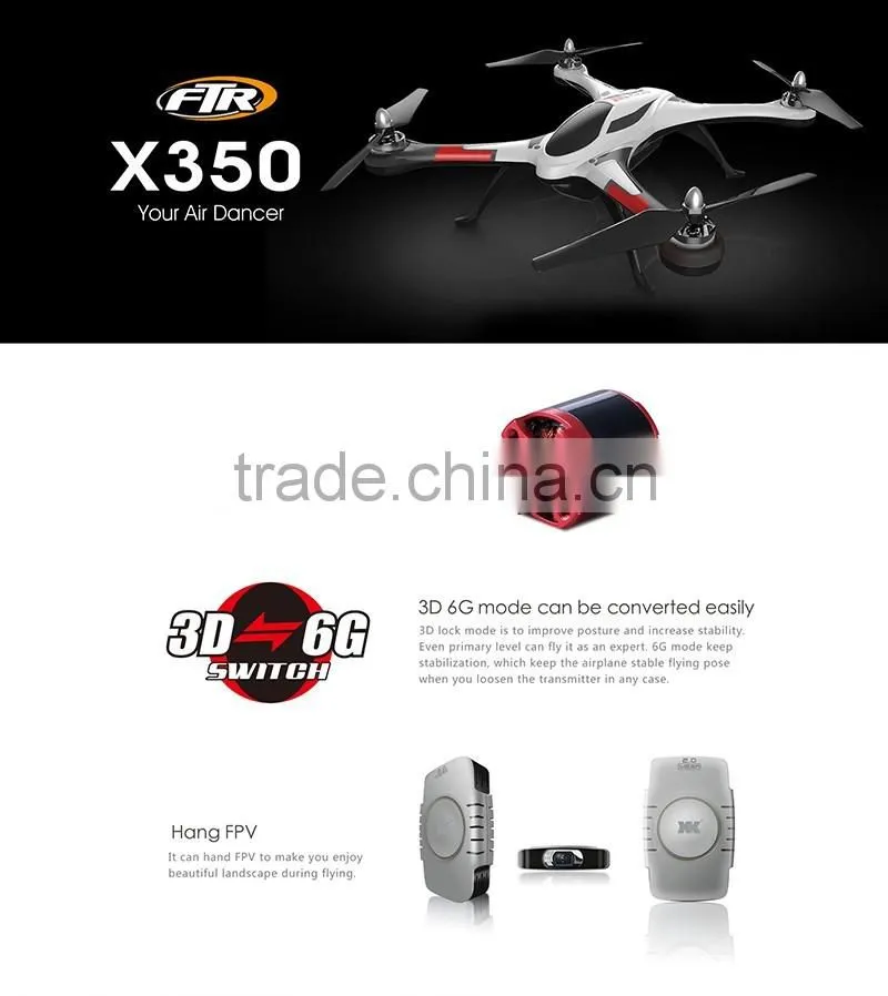 Wltoys XK model x350 drone 3D 6CH 6-Axis Air Drone Dancer Quadcopter FPV RC Quadcopter Toy Helicopter Motor