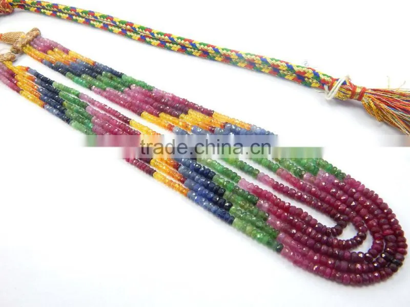 Natural shaded Faceted Sapphire beads
